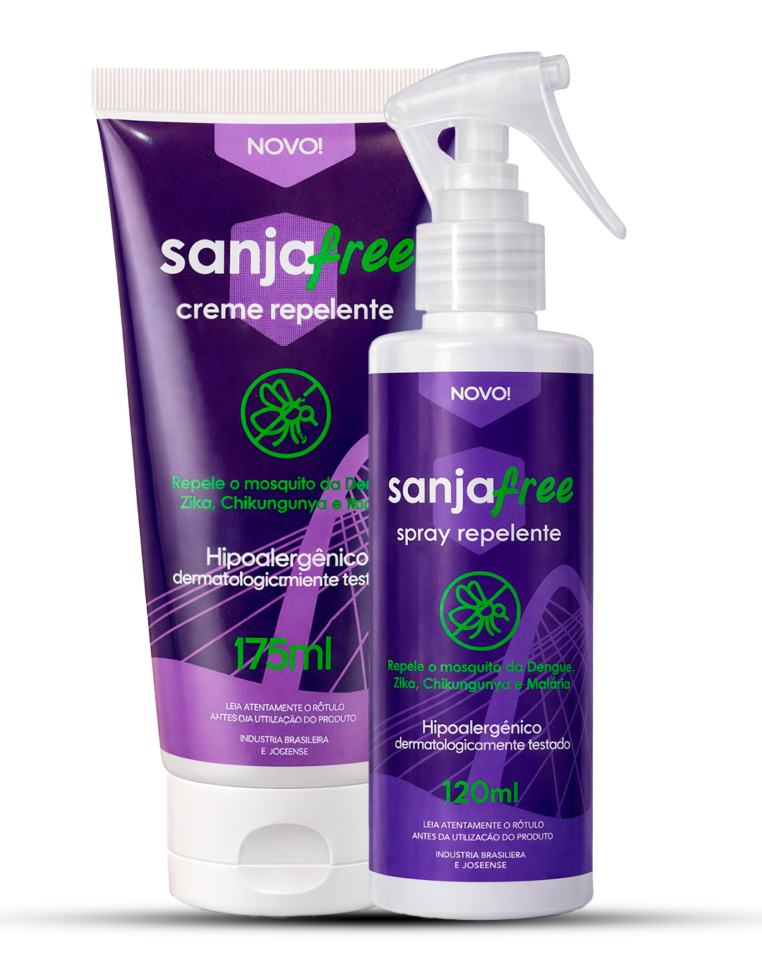 Creme e spray repelente Sanja Free